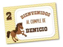 Comprar Candy Bar Mini Kit Imprimible Caballo Mod.10 Cumple Caballos