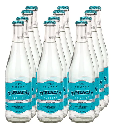 comprar Agua Mineral Natural Platino Brillante 355ml 12 Pack