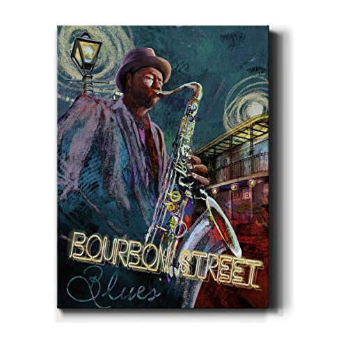 Galería Bourbon Street Blues Wall Art, Galería Nw42u