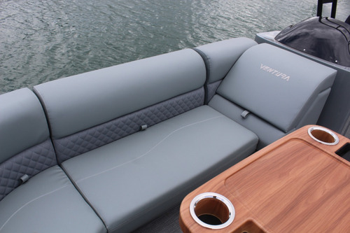 Lancha Ventura Pontoon 250 Zero V-cat Solara Fluvimar Vcat