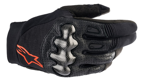 Luva Alpinestars Megawatt V2 Cor Preto/vermelho Tamanho Xl - Gg