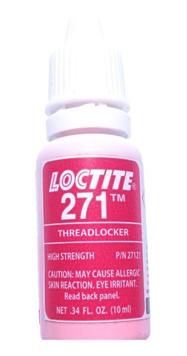 Trabarosca 271 Loctite Rojo Alta Resistenci 10ml Made In Usa