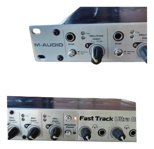 M-AUDIO Fast Track Ultra8R オーディオインターフェース Interface M-audio Fast Track Ultra 8r (requer Recuperação