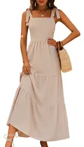 Comprar Vestidos Sin Mangas Sin Mangas Halter Sin Espalda De Color L