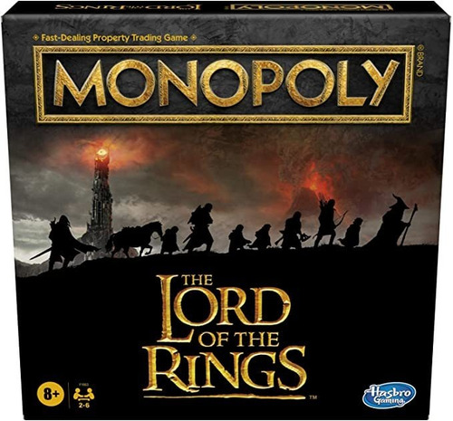 Monopoly: The Lord Of The Rings Edition Juego De Mesa Inspi