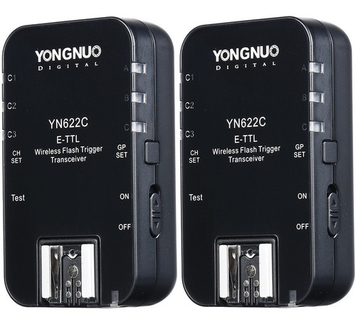 Kit  Radio Transceptores Yongnuo Yn-622 C Para Canon + Envío
