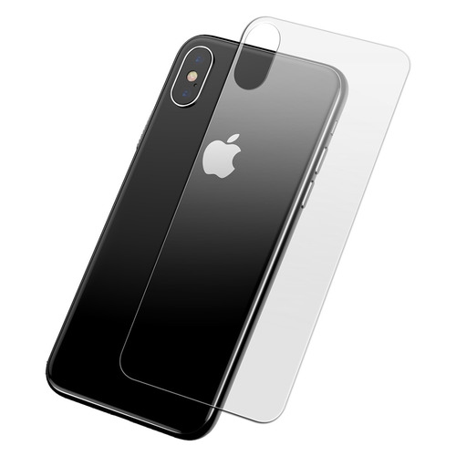 Vidrio Templado Trasero Para iPhone XS Max Transparente 9h 
