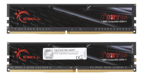 Ddr4 G-skill F4-2400c15d-16gft 8g×2 Intel Xmp 2.0 Ready