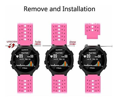 Imagen 7 de 7 de Isabake Banda Para Garmin Forerunner 235, Correa De Repuesto