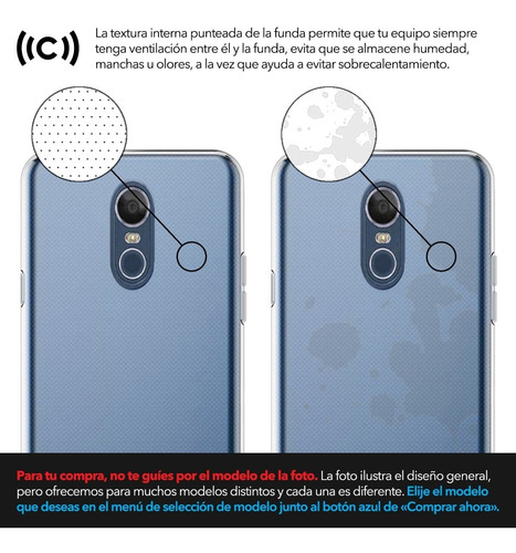 Funda LG K62 K61 K52 K42 Velvet V30 V40 Q6 Q7 G6 G8 Mayoreo