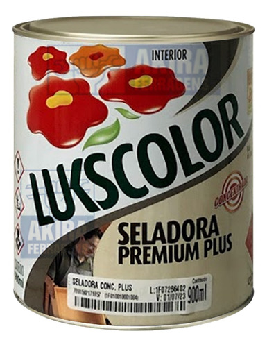 Seladora Premium Plus Lukscolor 900ml Madeira