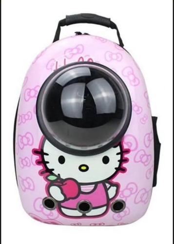 Mochila Transportador De Mascotas Perros Gatos Hello Kitty