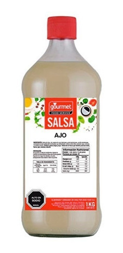 Salsa De Ajo 1 Lt. Gourmet. Agro Servicio.