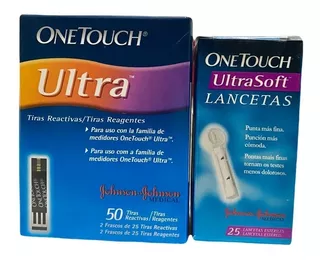 One Touch Ultra Pack 50 Tiras Y 25 Lancetas