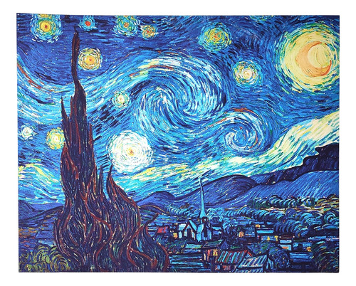 La Noche Estrellada Vincent Van Gogh Cuadro Lienzo Canvas