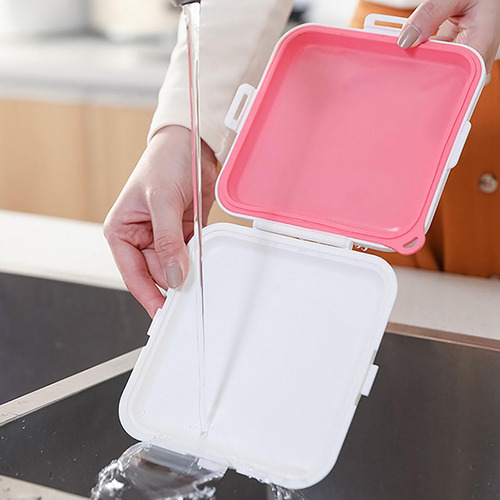 3 Contenedor De Almacenamiento De Alimentos De Caja De