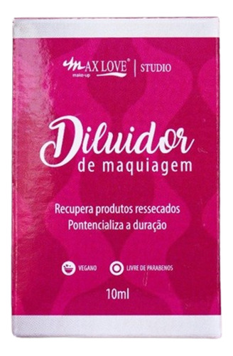  Diluyente De Maquillaje 10ml, Restaura, Maquillaje Versatil