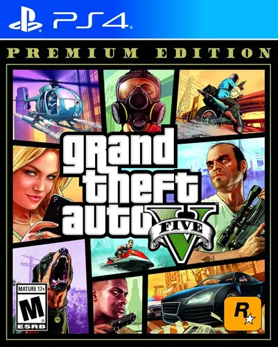 Grand Theft Auto V Premium Online Edition Gta 5 Ps4 Fisico