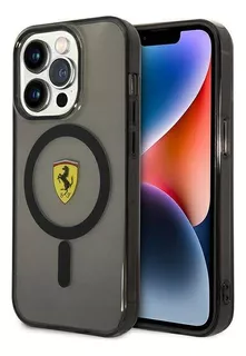 Funda Protector Ferrari Para iPhone 15 Pro Max Humo Magsafe