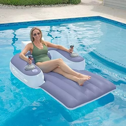 Sillon Flotador Motorizado De Luxe Motor Dual Alberca