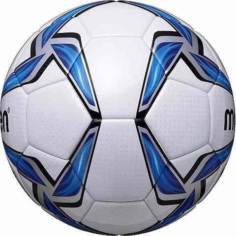 Bola de futebol Molten F5V5000 nº 5 cor branco e azul e preto e prateado