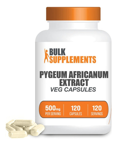Bulk Supplements | Ext Pygeum Africano | 500mg | 120 Caps V