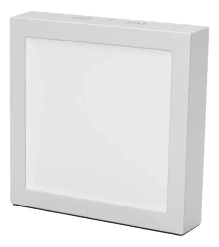 Plafon Led De Aplicar Philips 18w Cuadrado Luz Calida 3000k