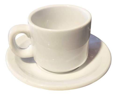 Set Seis(6) Tazas De Café C/platos Porcelana Irupe (Usado)