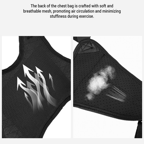 Bolsa De Pecho Para Correr, Transpirable, Deportiva, Ligera