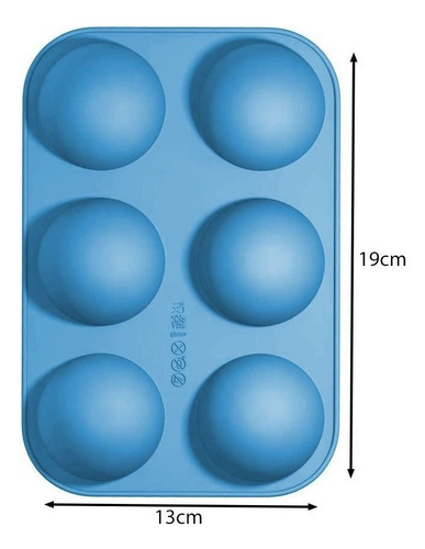 Zh For 1 Molde Silicona 6pcs Bomba Gelatina Chocolate /5