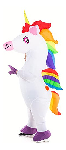 Traje De Unicornio Inflable Niños Niñas Niños, V3wdp