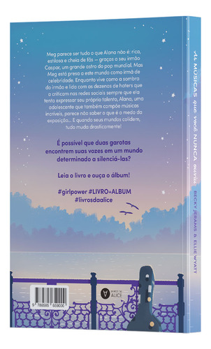 As músicas que você nunca ouviu: livro + trilha sonora original on-line, de Becky Jerams. Editora Livros da Alice, capa mole em português, 2023