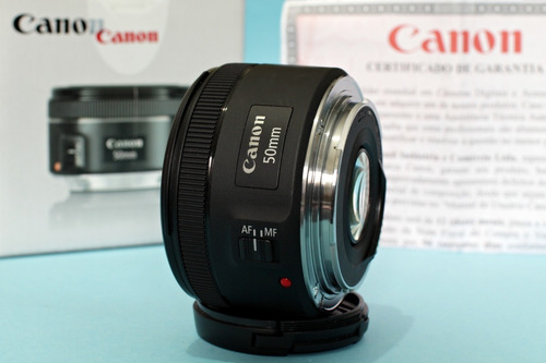 Lente Canon Ef 50mm F/1.8 Stm + Filtro 49mm Uv