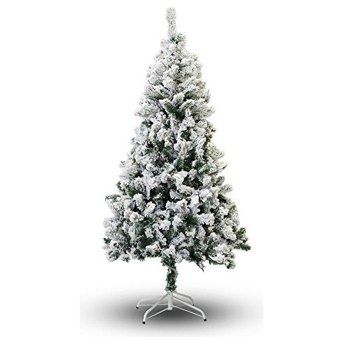 Christmas Tree, 6-feet, Flocked Snow