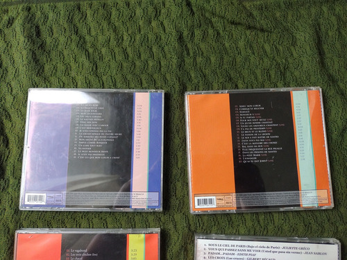 Lote De 7 Cds De Música Francesa - Edith Piaf Estándar (Usado)