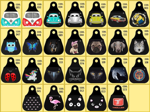 Lixinho Carro Lixeira Lixo Acessorio Preto Sem Estampa