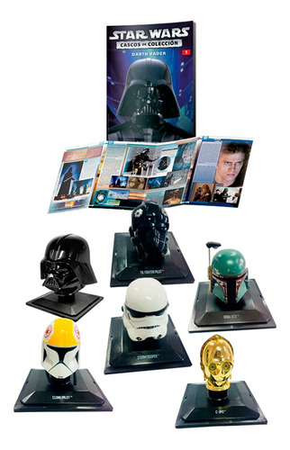 Cascos Coleccionables Star Wars Colección Completa 10cm