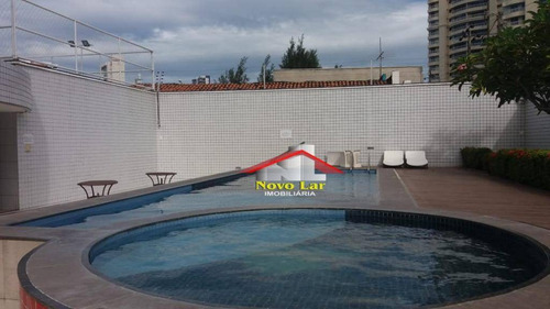 Apartamento Com 3 Dormitórios À Venda, 120 M² Por R$ 680.000,00 - Fátima - Fortaleza/ce - Ap0697