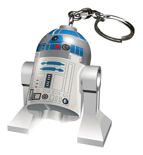 Imagen 1 de 2 de Llavero Con Luz R2d2 Star Wars