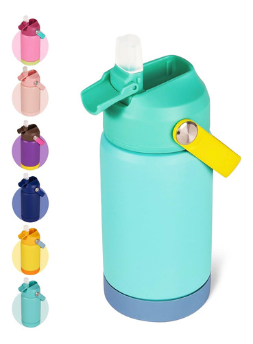 Botella De Agua Aislada Para Niños De 12 Oz, Vaso A Prueba D