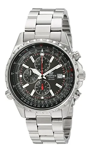 Casio - Reloj Analógico Hombre Edifice EF-558SG-1AV - Plateado Dorado Y  Negro