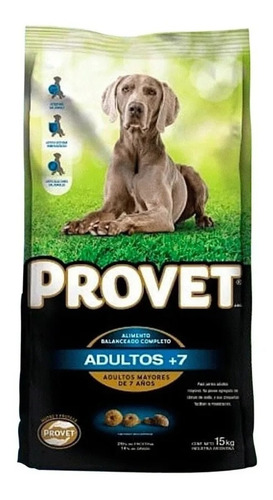 Provet Adulto +7 15 Kg Mascota Food 