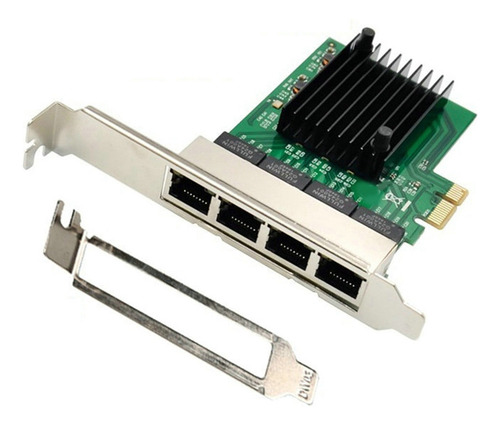 Adaptador De Servidor Ethernet Rj-45 De 4 Portas Placa De Re