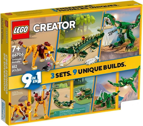 Lego Creator 9 En 1 Paquete De Animales 66706