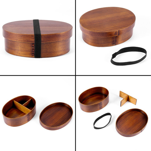 Loncheras De Madera, Recipientes Para Comida, Estilo Japonés