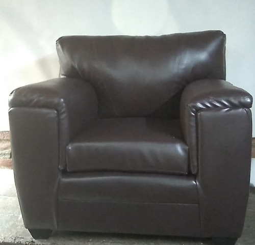 Dmuebles Remate Black Friday Sillon Cuerina Chocolate Nuevo