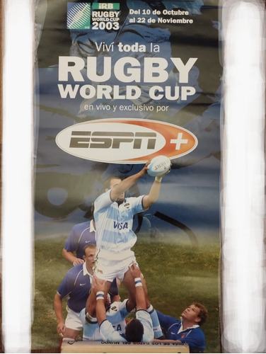Poster Deportivo De Rugby Mundial 2003 Los Pumas 