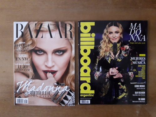 Madonna Revistas Harpers Bazaar + Billboard - (2017) - Lote