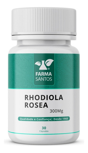 Suplemento Rhodiola Rosea 300mg Melhora O Sono 30 Cápsulas Sabor Sem sabor