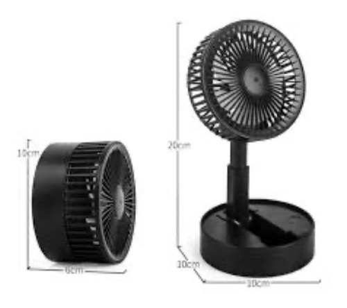 Ventilador De Mesa Pegable Carga Usb